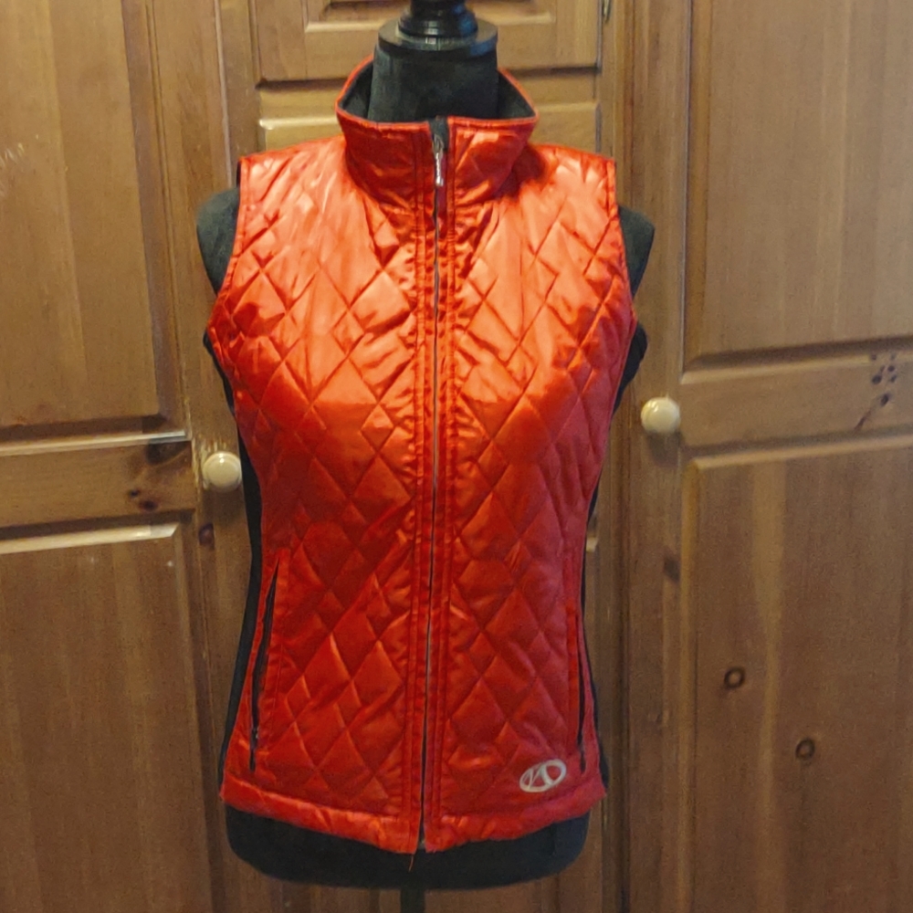 Marker Red Quilted Vest